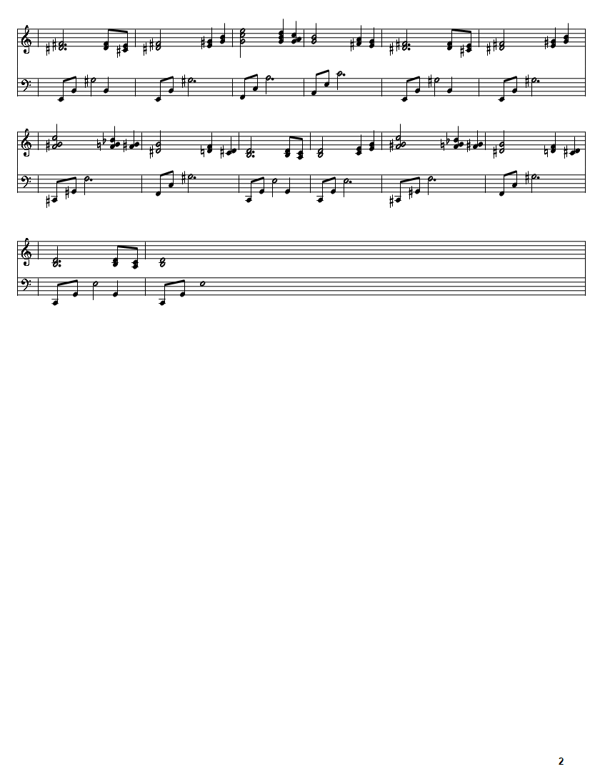 sheet music